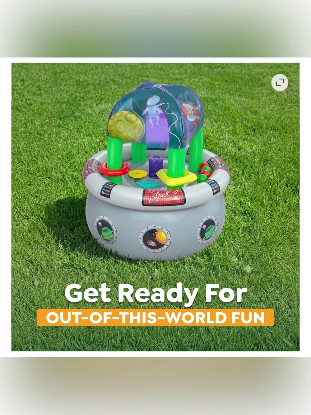Inflatable Baby Water Table Space Station Brand New